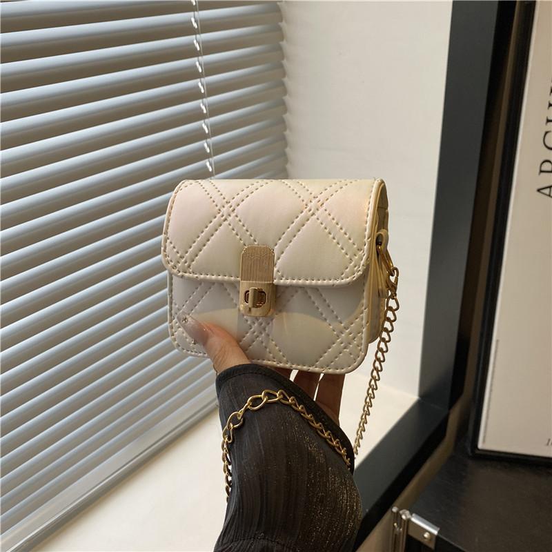 Premium mini square bag summer new diamond chain exquisite fashion versatile shoulder messenger bag women