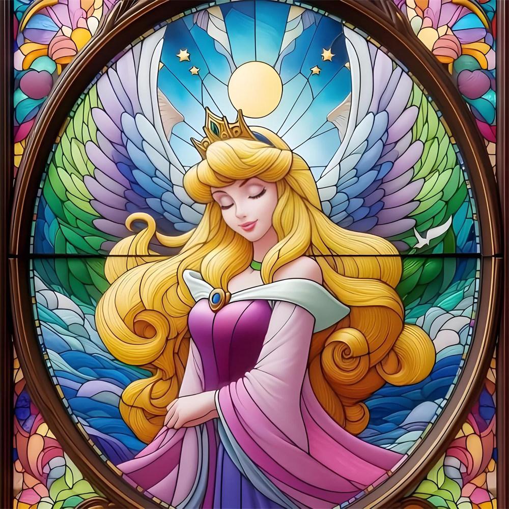 Disney 5D Diamond Painting Princesses Cross Stitch Mosaic Kit Home Decor Wall Sticker DIY Handmade Gift
