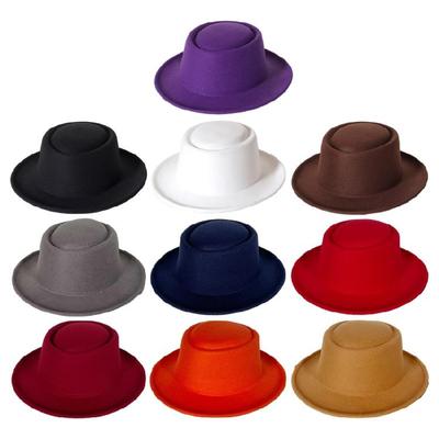 Westlicher Zylinder Hut Breiter Rand Fedora Hut Geschenk für Freund Zylinder Hut Kurzer Rand