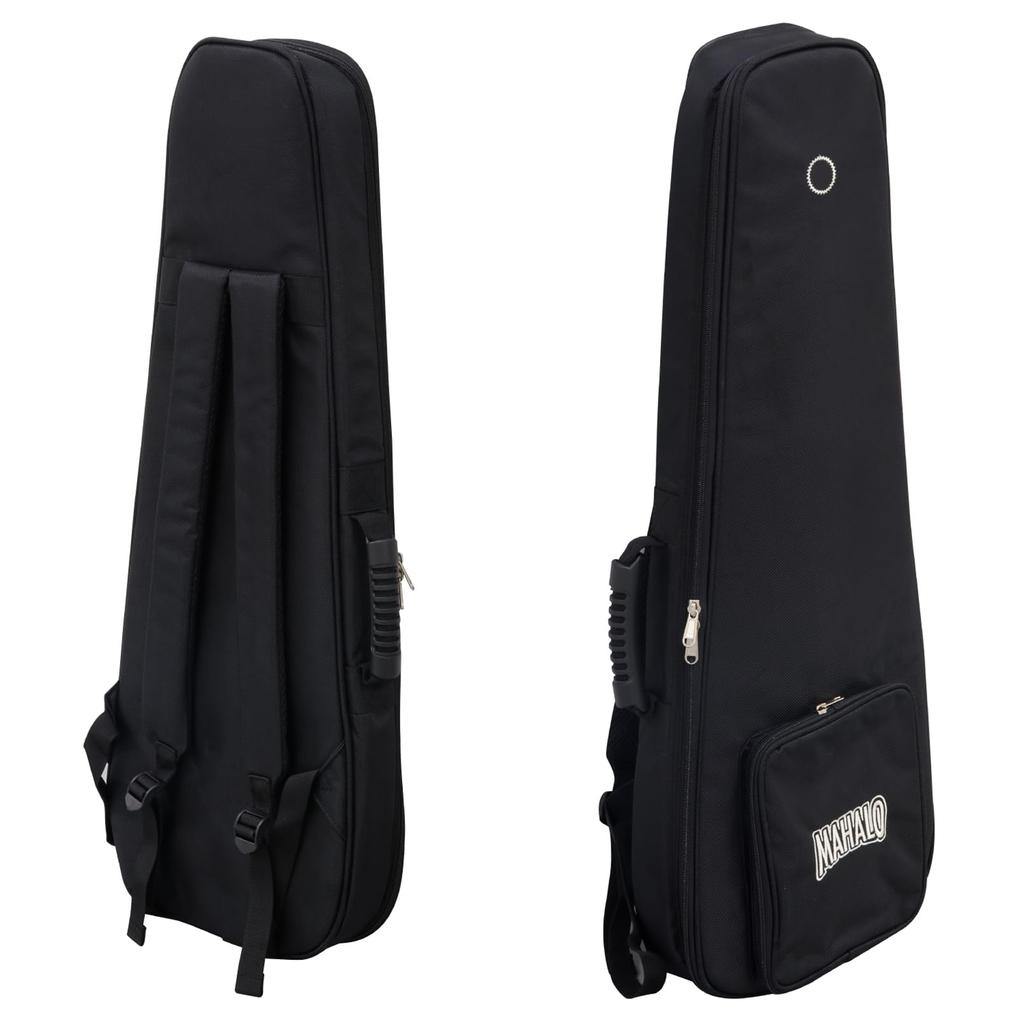 MAHALO Solid Body Ukulele Bass American Ash with Pickup MEB1PRO NAT