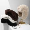 Winter New Thickened Warm Lamb Wool Ear Protection Hat Lei Feng Hat Cold Travel Outdoor Advanced Sense Versatile Tide