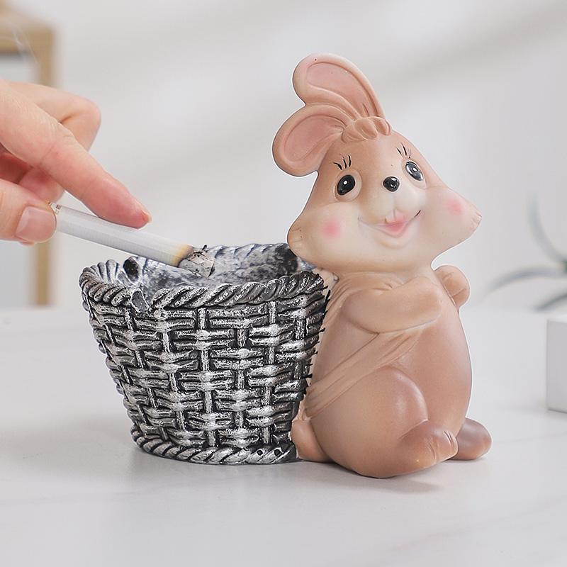 Creative Puppy Cat Dog Ashtray, Anti Fly Ash Ashtray, Home Living Room Office Funny Ashtray, Birthday Gift for Boyfriend