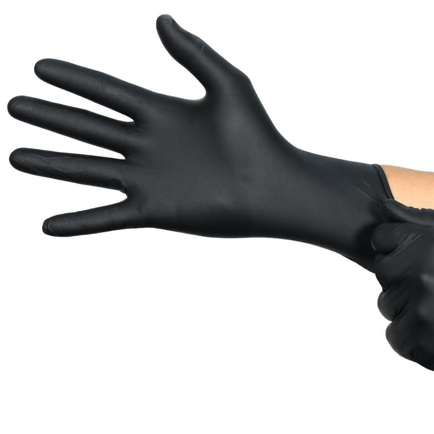 20pcs/Bag Disposable Nitrile Gloves Latex & Powder Free, Perfect For Tattooing, Manicures, And Salon Cleaning,Nail Supplies, Nail Art Tools