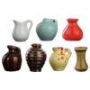 7Piece Magnetic Ceramics Vases Set Creative Decoration For Refrigerator Metal Surfaces Display