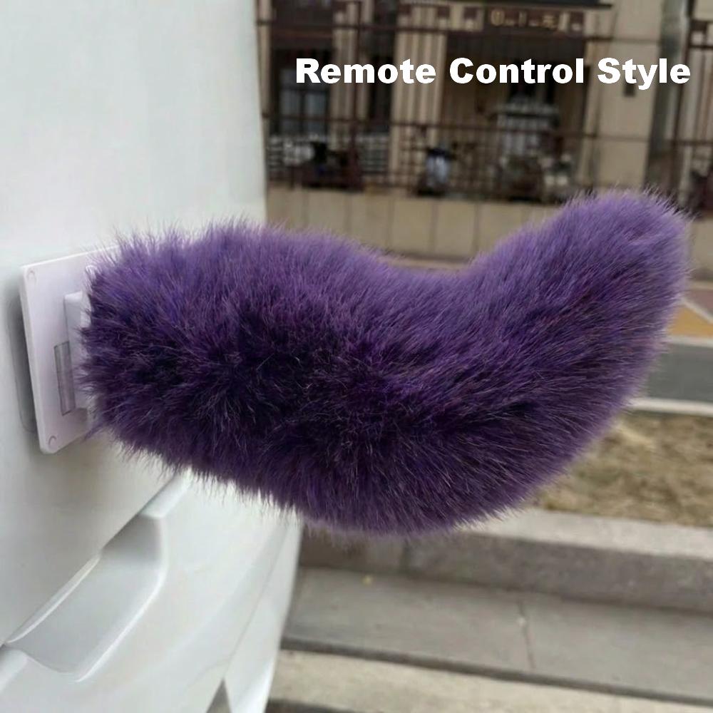 Fluffy Car Wagging Moving Tail Rechargeable Motorcycle Tail Ornament All Vehicles