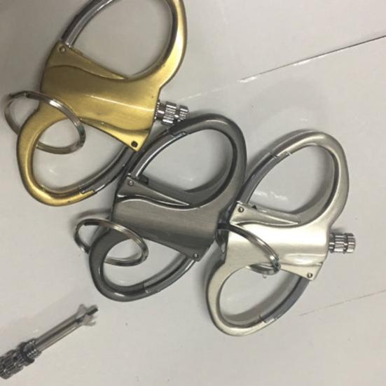 2/3 ks Klíčenka Křesadlo Zapalovač Outdoorový Zapalovač Přenosná Turistická Klíčenka Kovová Petrolejová Klíčenka Přívěsek