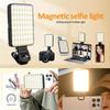 Magnetic 2000mAh Selfie Light USB Rechargeable 3 Modes Clip-on Lamp for Photography Makeup Video Conference Live Streaming