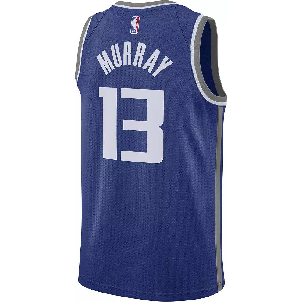 Nike Swingman 2023-24 City Edition Sacramento Kings Keegan Murray Comfortable V-Neck Sleeveless Basketball Jersey Men jersey Blue DX8518-403