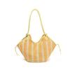 Textured hollow large-capacity bucket bag armpit bag for women as a new fashionable and versatile commuter woven tote bag