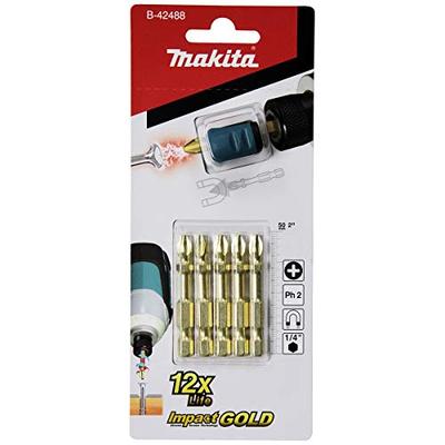 B-42488 Impact Gold Torsion Bit PH2 5 Piece with Mag Booster Kit