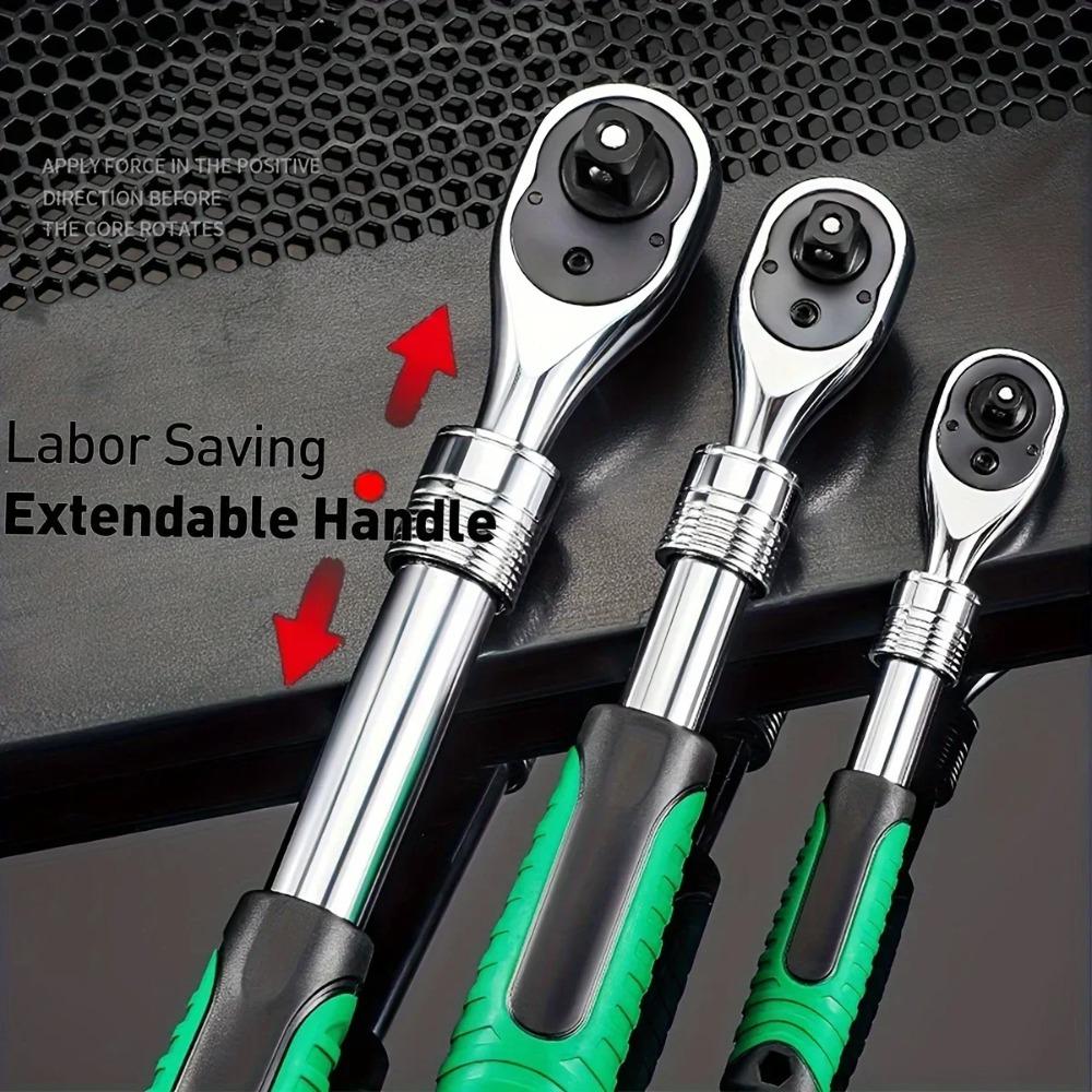 Industrial Grade Socket Key Set, Convenient Car Repair Tool, Manual Tool, Set Key,Cathrac KeySet 1/4 3/8 1/2 Car Repair Key Tool