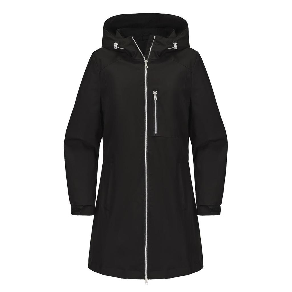 Women's Outdoor Windproof Waterproof Jacket Hooded Long Sleeve Loose Casual Spring Autumn Coat