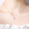 Moon Necklace Female Tide Simple Gift Girlfriend Collarbone Chain Simple Temperament Pendant Light Luxury Niche Quality