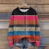 Long Sleeve Pullover Sweaters For Women O Neck Casual Cute Printing Knit Oversized Sweater