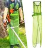 Garden lawn mowing clothing,Trimmer Shoulder Harness with Durable Nylon Strap, Breathable Mesh Garden Mowing Apron with Pocket