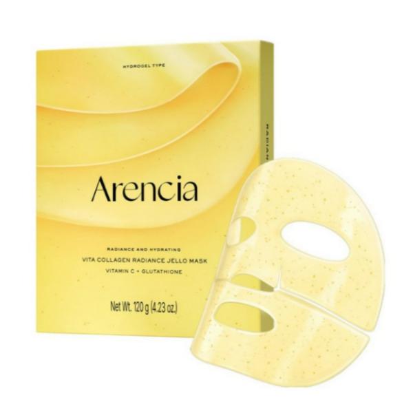Arencia Vita Collagen Radiance Jello Mask 30g × 4 sheets / 1 set