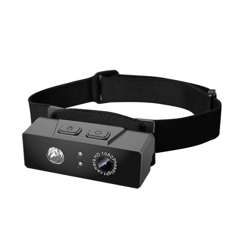 High-Definition Headlamp Camera for Night Running, Cycling & Outdoor Activities