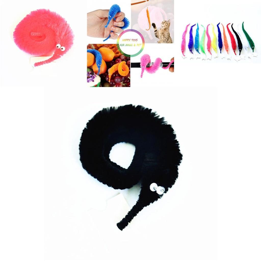 Magiczny Robak Kręty Zabawny i Unikalny Pluszak Dla Psotników Entuzjastów Magii 22,5 cm