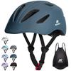 NUVOLE Bicycle CE ASTM Safety 3D 2 Sets of Removable and Washable Replacement Suitable for Elementary School and Lower Girls and Size M Navy Blue