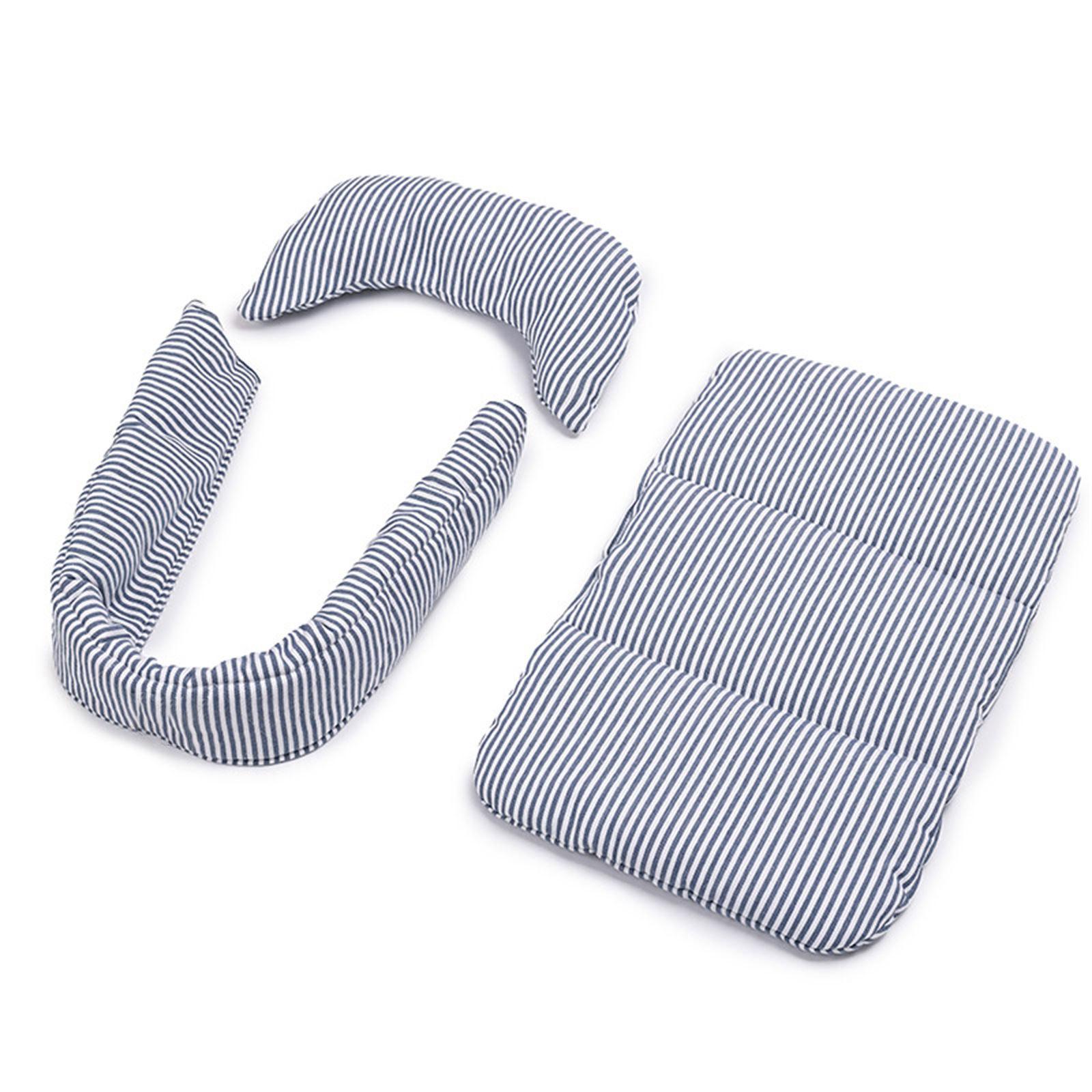 

Комплект подушечек для краев прогулочной коляски для питомцев, простой в установке, аксессуар для прогулочной коляски для маленьких собак и кошек, для использования на открытом воздухе, легко чистить синий