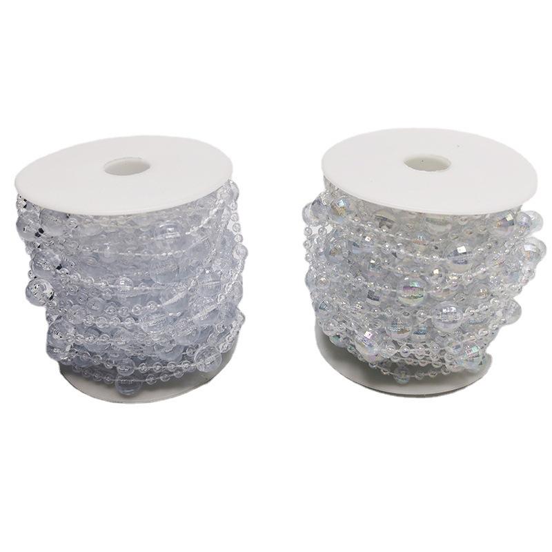 Contas e Correntes de Pérolas de Imitação - Acessórios DIY de 12+7+4mm para Roupas, Corredores de Casamento e Artesanato