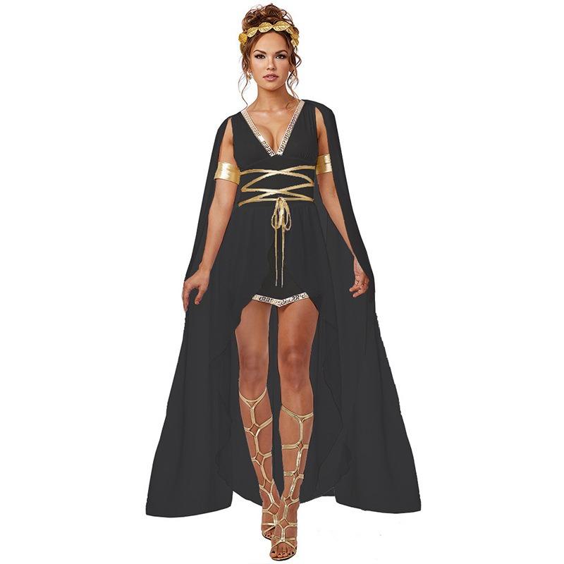 Halloween-Kostüm, antikes griechisches Museenkleid, Kleopatra Athene Kleid COS Kostüm Halloween-Kostüm