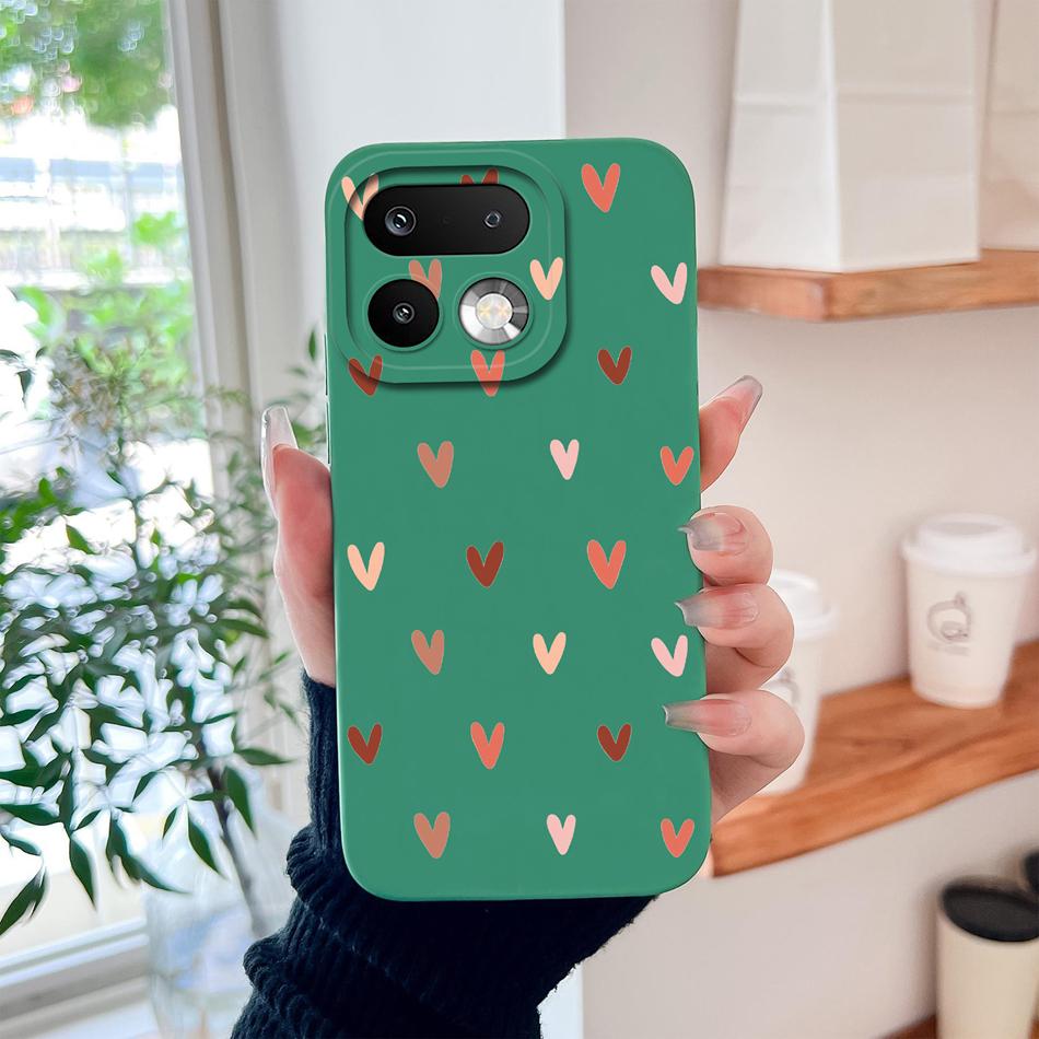 

For Realme 16 Pro Plus Case Minimalist Hearts High Quality Liquid Silicone Full Protection Phone Cover For Realme16 Pro+ Fundas realme 16 Pro+
