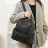 PU Women's Bag Large Capacity Backpack Retro Travel Student Book Bag