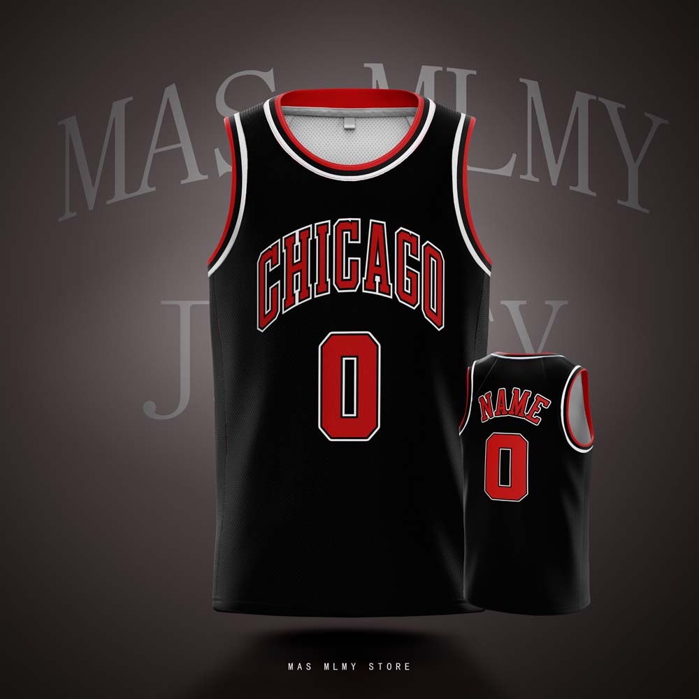 Chicago Basketball Jerseys Printed Kids Youth and Adult with Any