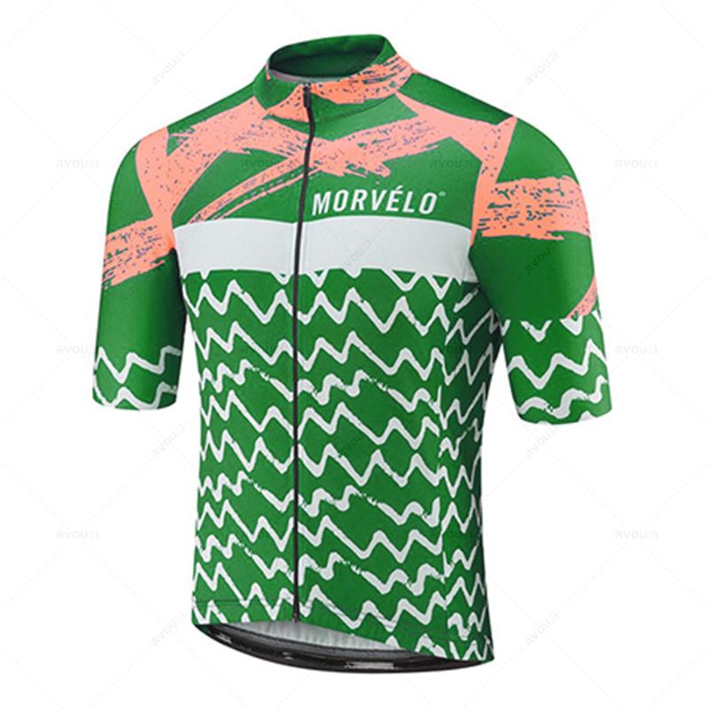 Morvelo Herren Radhose Kurze Ärmel Fahrradbekleidung Sportbekleidung Outdoor MTB Ropa Maillot Ciclismo Trägerhose 2026 Sommer Atmungsaktives Radsportanzug Set