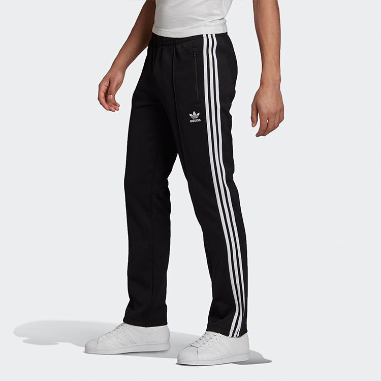Adidas Originals Three-Stripe Casual Running Sports Long Pants Men Bottoms Black GJ6745