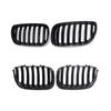 New Look Car Grille Grill Front Kidney Glossy 2 Line Double Slat For BMW X5 E53 LCI 2004 2005 2006 Car Accessories