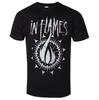In Flames - Flame Art Pattern Melodic Death Metal Band T-shirt Casual Street Style Cotton T-shirt for Men and Women