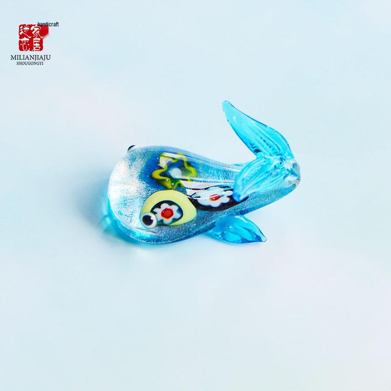 Handcrafted Glass Cartoon Animal Ornaments - Crab & Turtle Decor