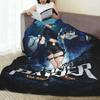 Tomb Raider Angel Of Darkness Fleece Blankets Lara Adventer Game Awesome Throw Blankets for Home 150*125cm Bedspreads