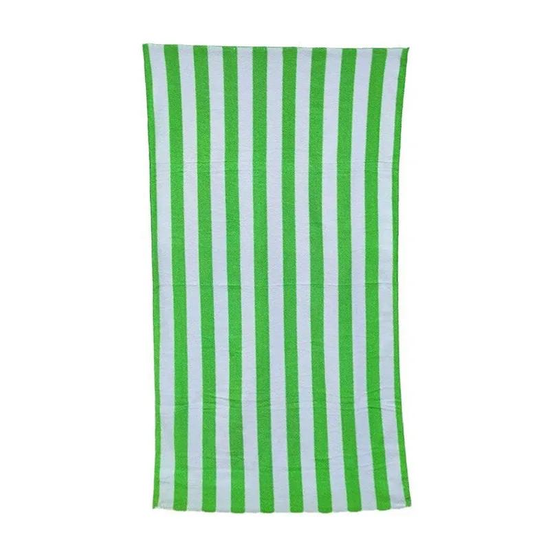 Microfiber Blue and White Striped Adult Sports Towel Beach Towel Beach Vacation Absorbent Bath Towel