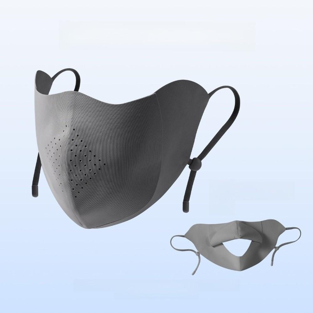 Elegant Sun-protection Mask Nylon Ice Silk Drinking Mask  Outdoor Activities