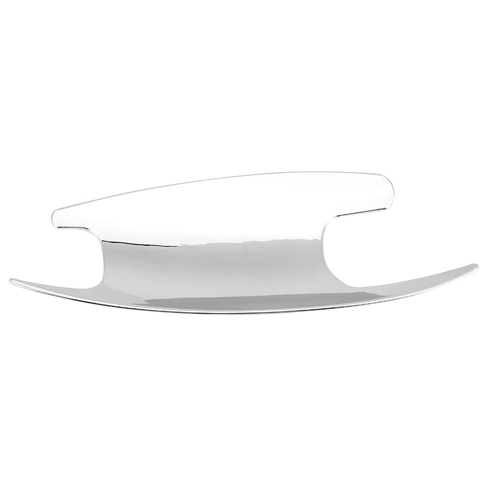 Premium Car Door Bowl Cover Trim ABS   Silver 4Pcs Set Scratch Dust   sy Installation for C Class W205 GLC X253 E W213