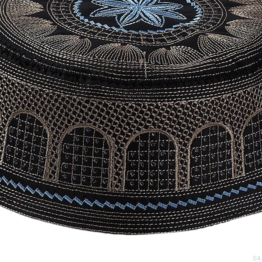 Mens Prayer Hat Structured Turkish Beanie Topi Gift for Men, Breathable and Comfortable