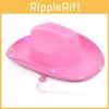 Hat Cowboy Festive With Colorful Lights For Party Costumes And Halloween Cheer