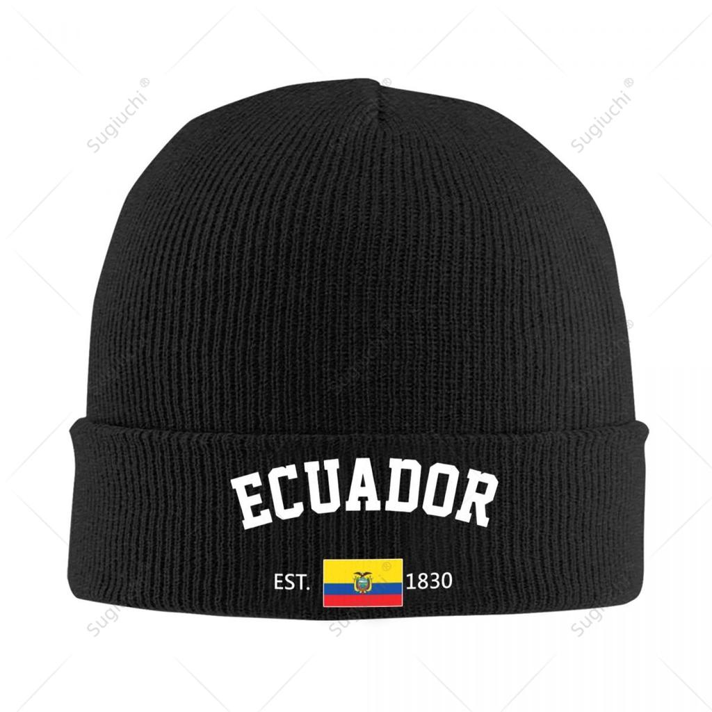 Knitted Hat Unisex Ecuador EST Independence Day For Unisex Women Boys Winter Autumn Beanie Cap Warm Bonnet
