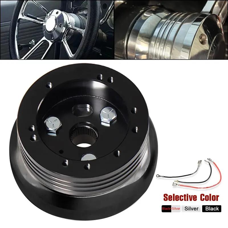 Car 5 & 6 Hole Billet Steering Wheel Hub Adapter For Chevrolet Car Steering Wheel Polished Hub Adapter Modification Accessories