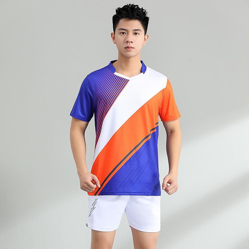 Men Women Badminton Sport T-Shirt Short Sleeve Quick Dry Athletic Wear Training Jersey