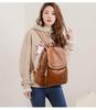 Summer 2023 Retro Women's Soft Leather Bag - Minimalist, Casual, Large Capacity for Middle-Aged Moms