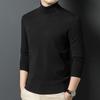 Herren Yiliteng Merino-Wollmischung Strickpullover mit hohem Kragen