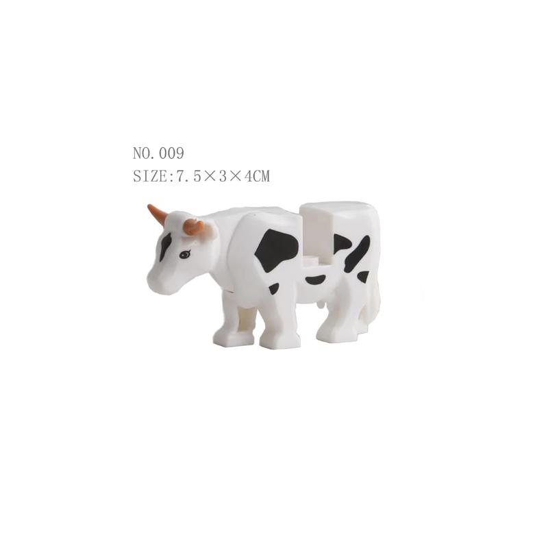 Accessori Blocchi da Costruzione Città Grande Zoo Squalo Panda Pecora Bue Cervo Montagna Coccodrillo Tigre Lupo Maiale Orango Regalo Giocattoli K038