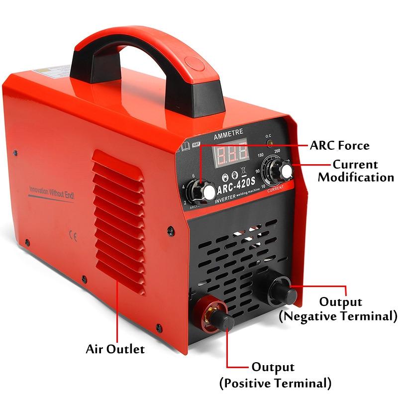 MMA ARC ZX7 Digital Display welding machine IGBT ARC 0-420A Welder Inverter Welding machine Easy weld electrode Arc New