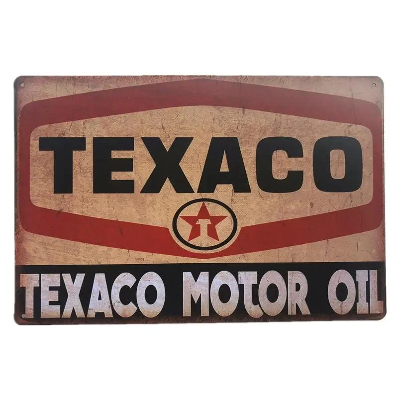 Vintage Car Gas Oil Harvest Classic Rusty Metal Sign Multi-tin Sign Garage Wall Decoration Motorcycle Repair Shop Decoration