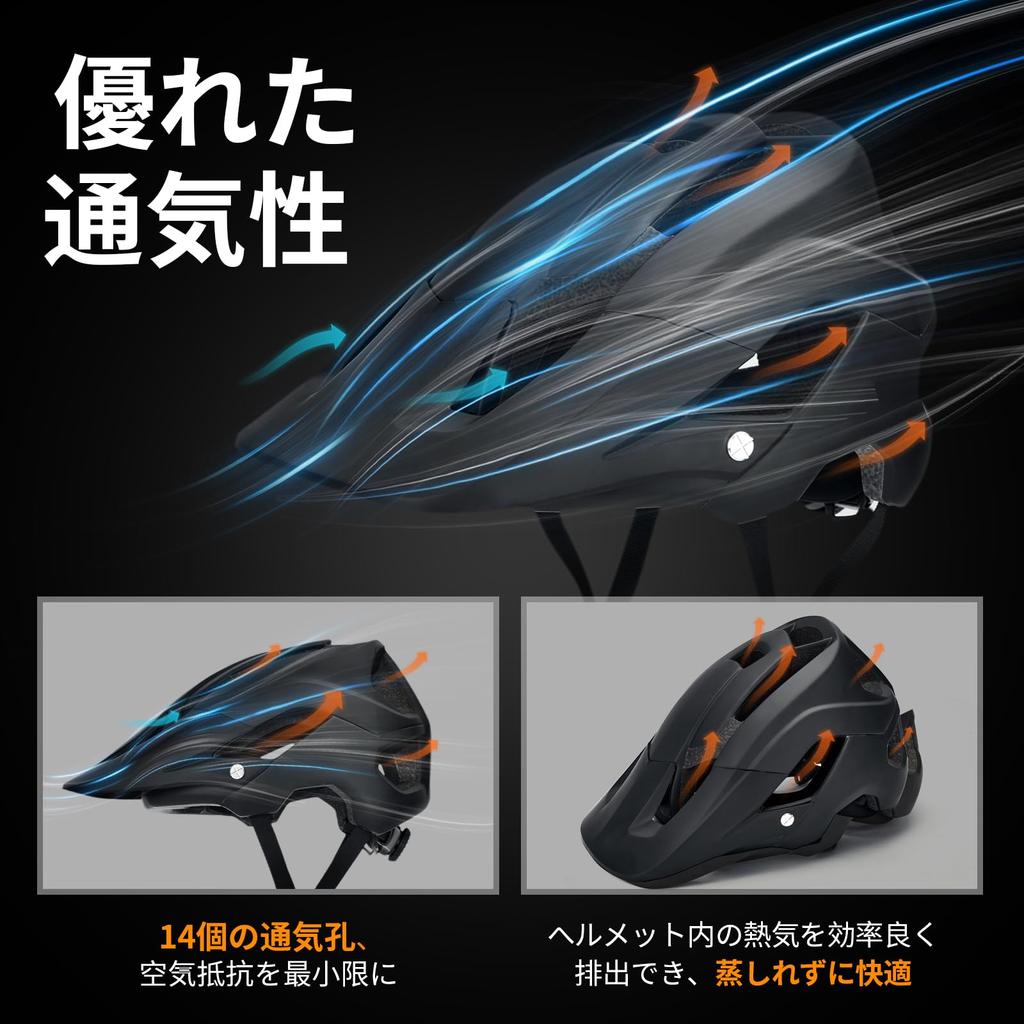 And Cycling Road Bike and Adjustable CE Fits Head Circumferences Size Men's Adults' Helmet, Streamlined, Lightweight, Breathable, Stylish, Helmet,