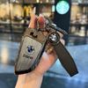 Leather  Car Remote Key Case Cover Shell Fob For BMW X1 X3 X5 X6 X7 1 3 5 6 7 Series G20 G30 G11 F15 F16 G01 G02 F48 Keyless PS9
